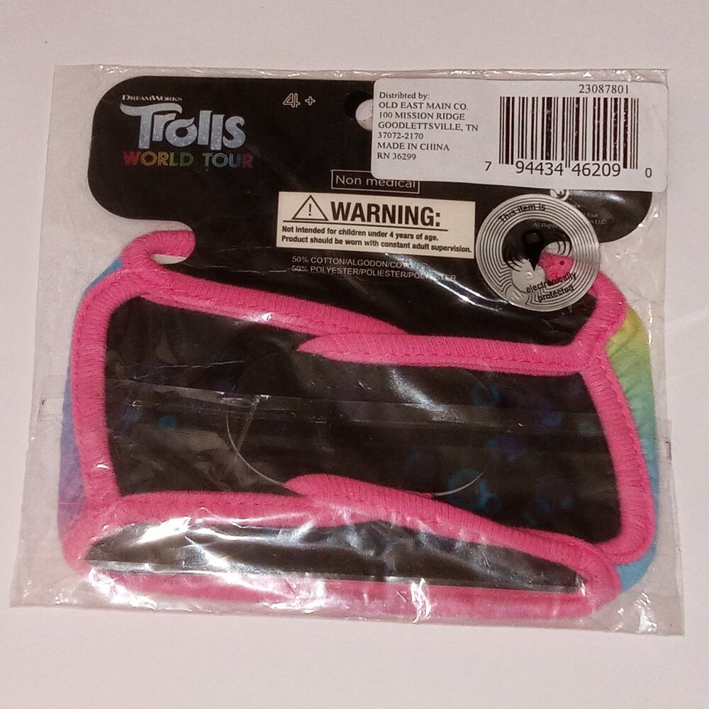 Trolls Kids Face Mask - Picture 3 of 4